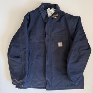 Carhartt C003 DNY Arctic Quilt Lined Duck Traditional Coat Mens XL Dark Navy NWT